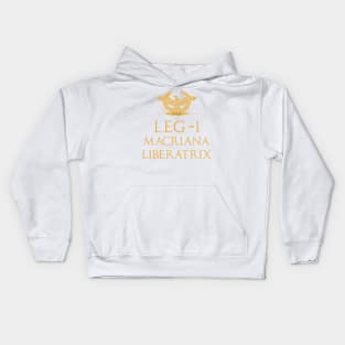 Legio I Macriana Liberatix Roman Legion Kids Hoodie